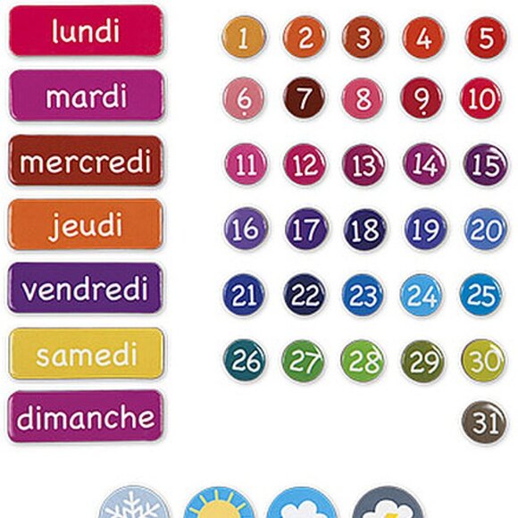 Agenda Magnetique Une Belle Journee - En Bois New Sealed For Age 3+ - Picture 7 of 16